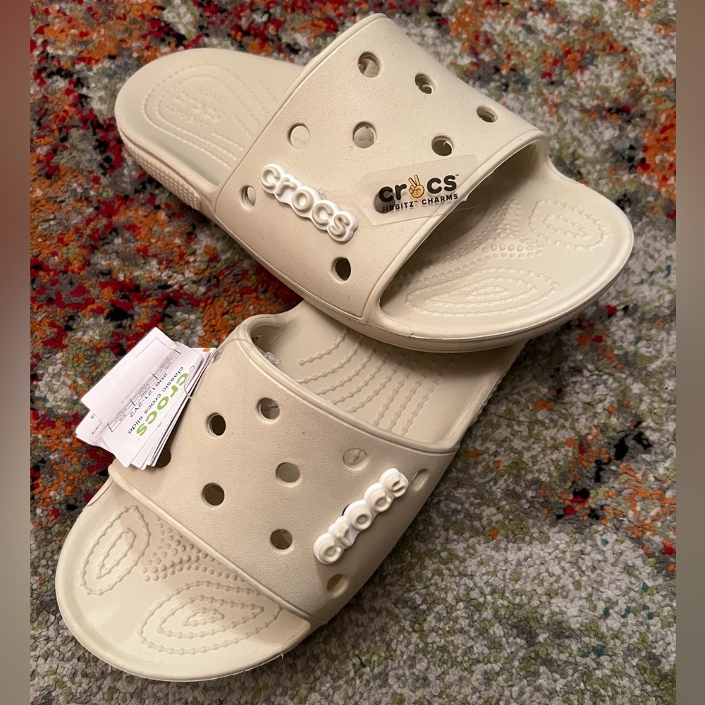 Classic Crocs Slide - Bone